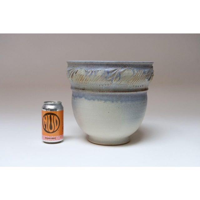 Blue Vintage Studio Pottery Blue Ombré Planter by Deanna Nichols For Sale - Image 8 of 18