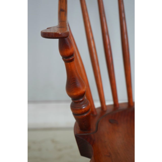 Pair of FWW Mixed Wood Windsor Armchairs For Sale - Image 15 of 18