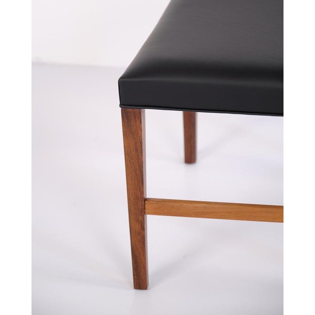 Dining Chairs in Rosewood attributed to Ole Wanscher for A.J. Iversen, 1940s, Set of 4 For Sale - Image 11 of 13