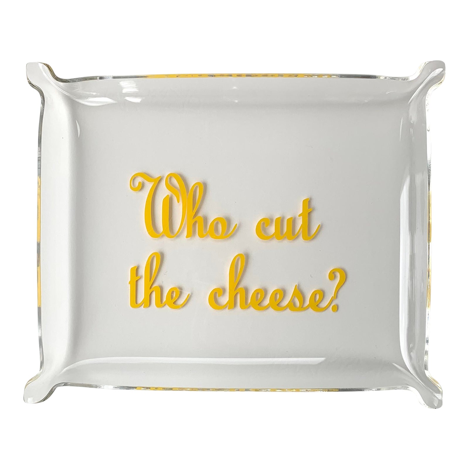 Vintage Lucite Cheese Plate Serving Tray Chairish