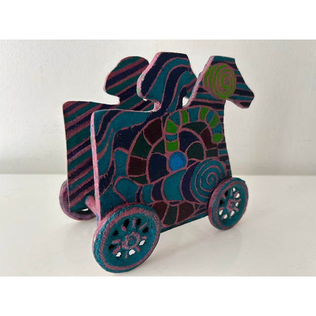 Metal Sculpture by Sandra Berry Hover Toy Theater Series, 1982 For Sale In Miami - Image 6 of 10