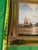 Mid 20th Century Original Marine Oil Painting, Fishing Boat Beached at Low Tide, in Gilt Frame For Sale - Image 5 of 6