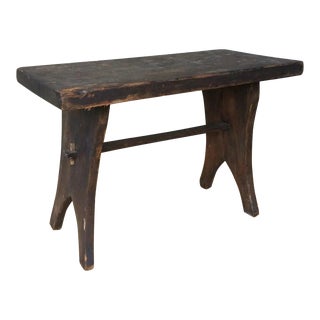 Early 20th Century French Trestle Footrest For Sale
