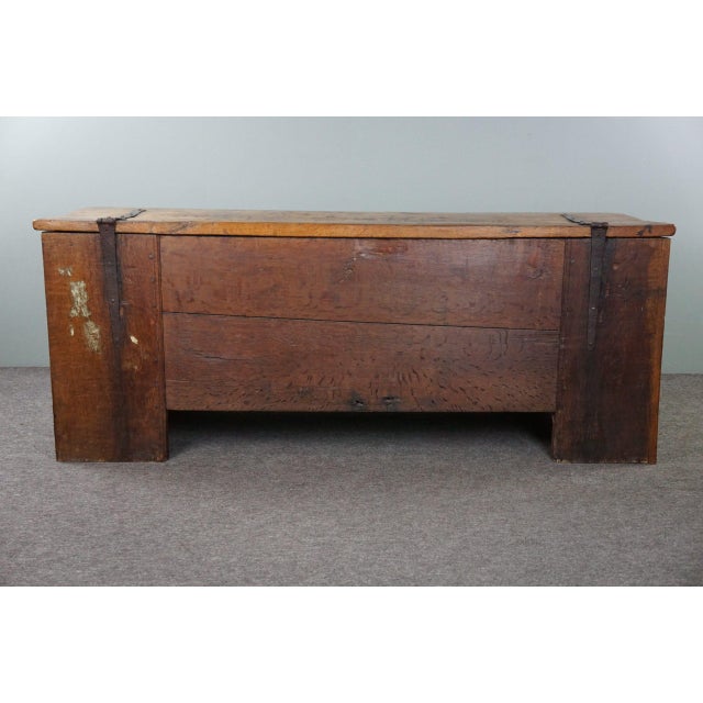 Large Vintage Oak Dresser For Sale - Image 5 of 16