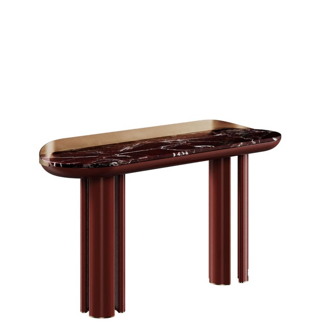 Contemporary Beverly Console Table by Porus Studio For Sale - Image 3 of 18