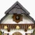 2020s Traditional Black Forest Chalet Clock - Movable Beer Drinker & Edelweiss For Sale - Image 5 of 5