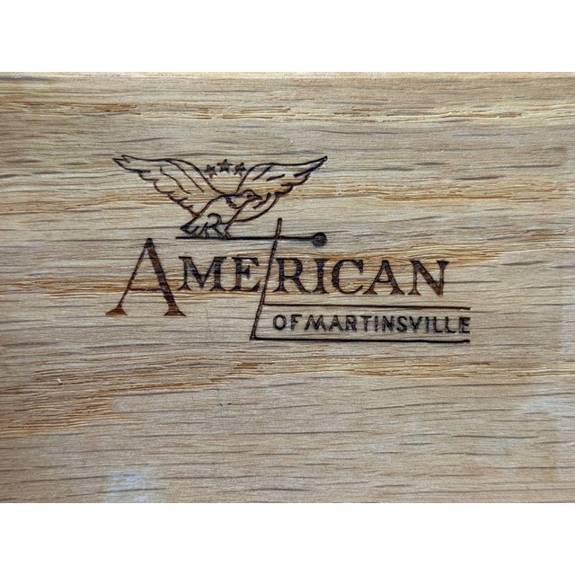 American of Martinsville, Campaign Dressers, Ebonized Wood, Chrome, Usa, 1970s For Sale - Image 14 of 14
