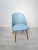 Vintage Blue Leather Armchair, 1950s For Sale - Image 3 of 14