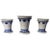 Ceramic Antique 1820 English Regency Wedgwood Jasperware Vases - Set of 3 For Sale - Image 7 of 7