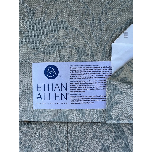 Ethan Allen Traditional Two Cushion Loveseat For Sale - Image 9 of 9