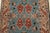 2000 - 2009 Heriz Rug 3’10” X 5’11” Blue Wool Vintage Tribal Hand-Knotted Oriental Carpet For Sale - Image 5 of 12