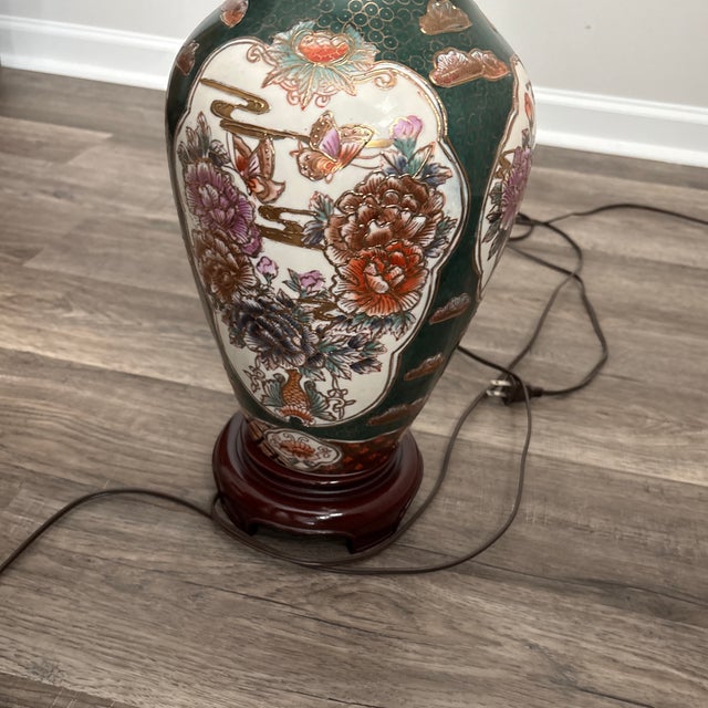 Late 20th Century Porcelain Vase Table Lamps For Sale - Image 9 of 10