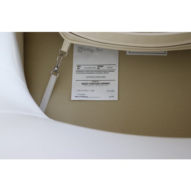 Ivory Baker Manor Wing Chairs For Sale - Image 8 of 8