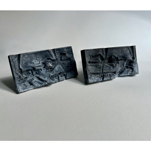 American Antique Black Handled Toy Soldier Metal Casting Moulds For Sale - Image 3 of 18