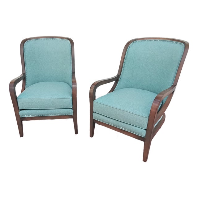 Pair of Sam Moore Accent Chairs For Sale