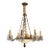 1930s French Empire Gilt Bronze and Crystal Chandelier With 8 Arms For Sale