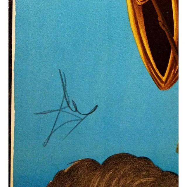 Salvador Dali "Mystery of Sleep"Original Hand Signed Custom Framed For Sale In Denver - Image 6 of 6