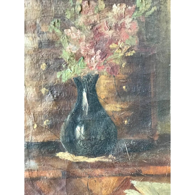 After Ludwig Voss, Figurative Composition, 19th Century, Oil Painting on Canvas, Framed For Sale - Image 5 of 8