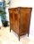 Early 1900s French Louis XV Satinwood Inlaid Marble Top Tall Chest Wardrobe Dresser For Sale - Image 4 of 12
