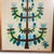 Mid 20th Century Large Vintage Blue Tulip Tree of Life Crewel Embroidery Bird Butterfly MCM Danish Modern For Sale - Image 5 of 8