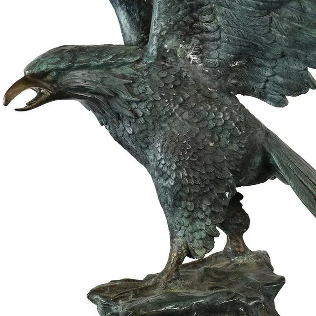 Patin Bronze Eagle-Sculpture, Italy, 1970s, Bronze For Sale - Image 9 of 11