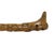 Late 19th Century Antique Folk Art Carved Wood Dog Animal & Bearded Man Double Face Walking Stick For Sale - Image 5 of 10