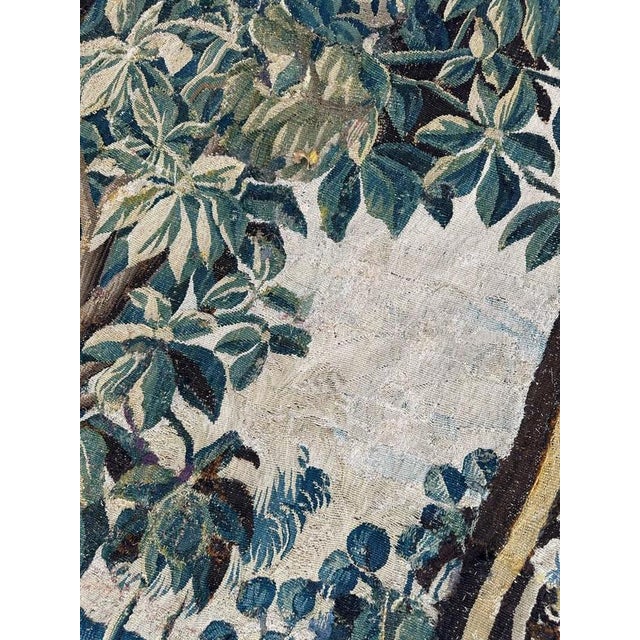 Textile Antique Aubusson Tapestry, 1700s For Sale - Image 7 of 18