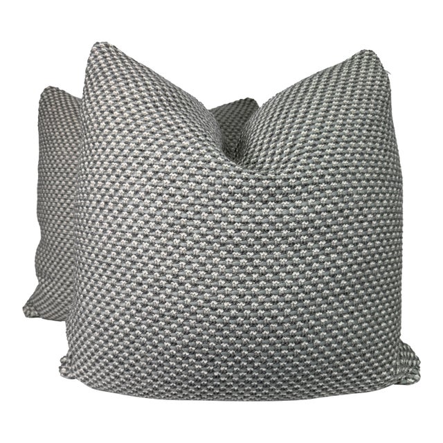 Rogers & Goffigan "Ric Rack" in Choppy 22" Pillows-a Pair For Sale