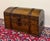 Rustic European Antique Danish Dome Top Trunk Chest Blanket Box Storage Coffer Oak Mid 19th C For Sale - Image 3 of 18