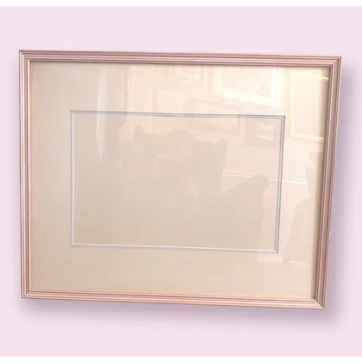 1990s Custom Light Wood Wall Frame Chairish