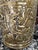 Such a gorgeous piece of craftsmanship! This brass, embossed container depicts a tavern scene, possibly from a Dutch or...