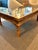 Metal Antique Indian Wood & Iron Carved Door Cocktail Table. For Sale - Image 7 of 8