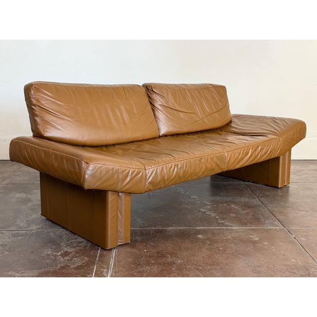 1980's soft leather italian sofa in good vintage condition. No rips, just normal wear, patina all around, feel free to ask...