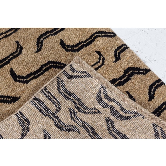 Early 21st Century Modern Tibetan “Tiger” Wool Rug by Doris Leslie Blau For Sale - Image 5 of 5