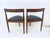 Roundette Side Chairs in Teak and Faux Leather by Hans Olsen for Frem Rojle, 1960s, Set of 2 For Sale - Image 4 of 15