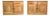 Mid 20th Century Rustic Small Credenzas or Buffet Cabinets Ranch Oak by A. Brandt Company, a Pair For Sale