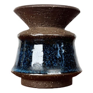 Mid-Century Modern Danish Studio Pottery 6310 Candleholder from Michael Andersen Keramik, Bornholm, 1960s For Sale