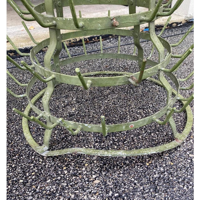 Transitional Large 19th Century Parisian Metal Wine Bottle Rack For Sale - Image 3 of 5