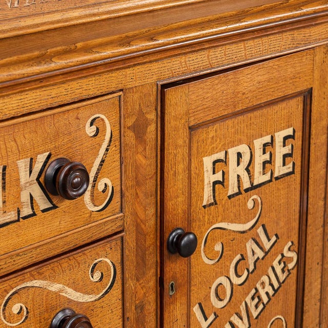 Late 19th Century Victorian Oak and Glass Showcase Dresser, 1890s For Sale - Image 5 of 18