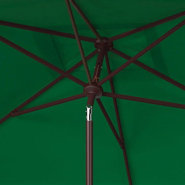 Contemporary Zimmerman 6.5x10 Rectangle Umbrella - Dark Green For Sale - Image 3 of 3