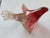 A Ruby red bird with Gold flakes infused. Not signed but appears to be work of Alfredo Barbini.