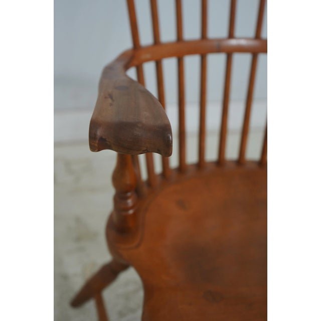 Pair Robert T. Hogg Walnut Windsor Armchairs For Sale - Image 14 of 18