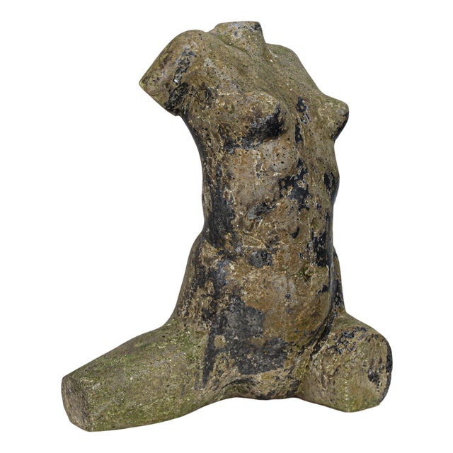 Francine Govers, Female Torso Sculpture, 1990s, Concrete For Sale