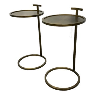 Restoration Hardware 1930s Martini Tables, Pair For Sale