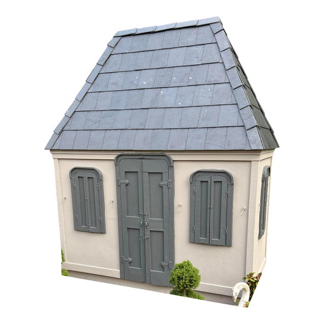 French Style Garden Folly Slate Roofed Chalet Folly, 1940 For Sale