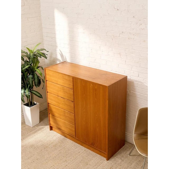 Domino Mid 20th Century Danish Modern Cabinet Dresser For Sale - Image 4 of 12