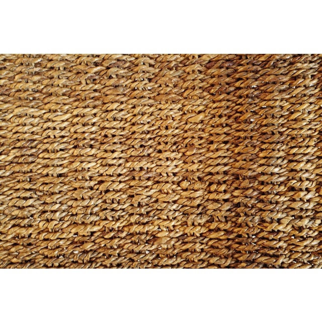 Banana Weave & Teak Arm Chair For Sale - Image 10 of 11