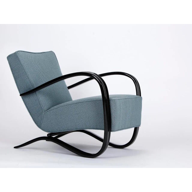 Art Deco Model H 269 Lounge Chair by Jindřich Halabala for UP Závody, 1930s For Sale - Image 8 of 8