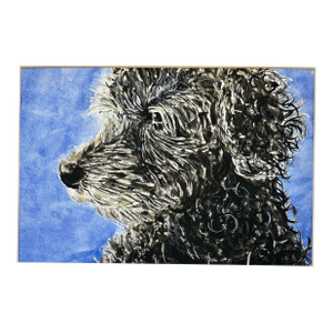 Giclee Fine Art Print Watercolor Painting of “Pixie Poodle”