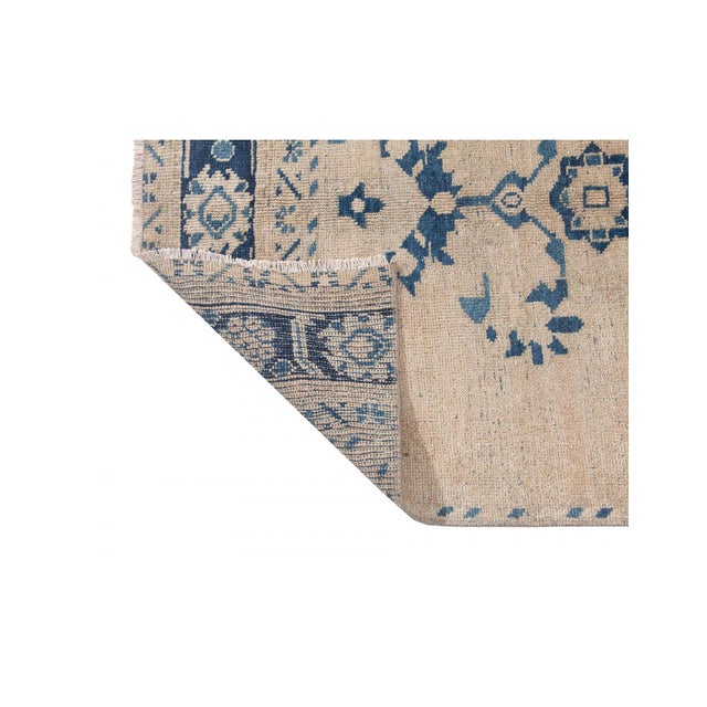 Vintage Washed Out Tabriz Runner Rug - 2`8" X 7`9" For Sale In Los Angeles - Image 6 of 6
